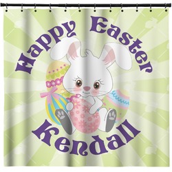 Easter Bunny Shower Curtain - 71" x 74" (Personalized)