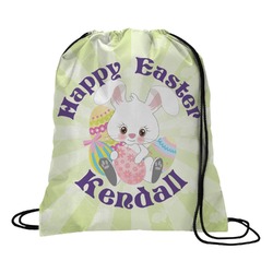 Easter Bunny Drawstring Backpack - Medium (Personalized)