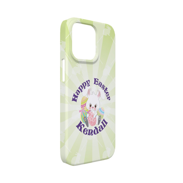 Custom Easter Bunny iPhone Case - Plastic - iPhone 13 Mini (Personalized)