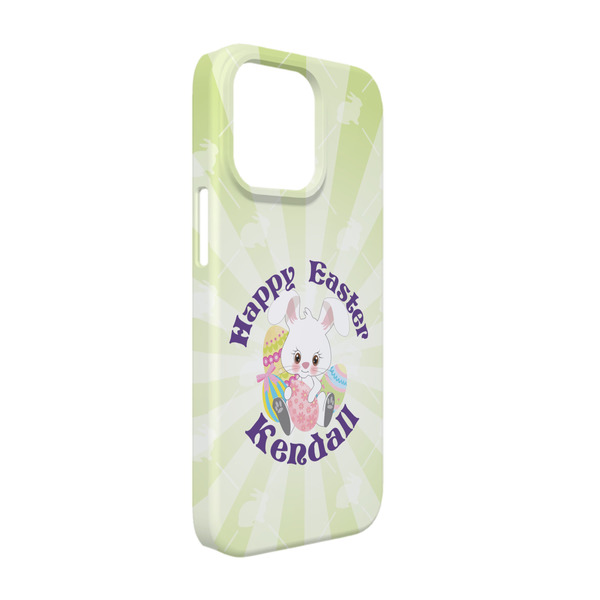 Custom Easter Bunny iPhone Case - Plastic - iPhone 13 Pro (Personalized)