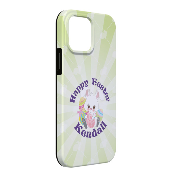 Custom Easter Bunny iPhone Case - Rubber Lined - iPhone 13 Pro Max (Personalized)