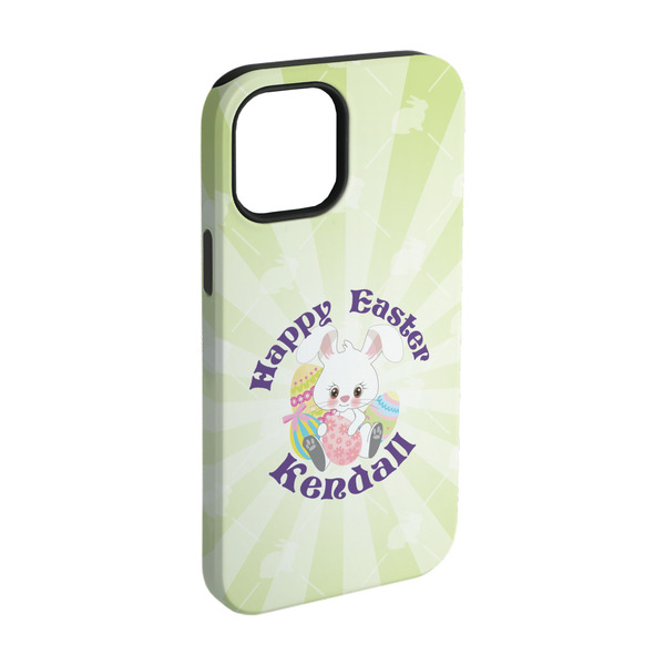 Custom Easter Bunny iPhone Case - Rubber Lined - iPhone 15 (Personalized)