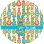 Fun Easter Bunnies Multipurpose Round Labels - 1" (Personalized)