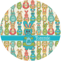 Fun Easter Bunnies Multipurpose Round Labels - 1" (Personalized)