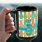 Fun Easter Bunnies 15oz. Black Mug - LIFESTYLE