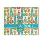 Fun Easter Bunnies 8' x 10' Patio Rug (Personalized)