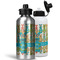 Fun Easter Bunnies Aluminum Water Bottles - MAIN (white &silver)