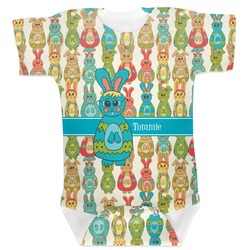 Fun Easter Bunnies Baby Bodysuit 0-3 (Personalized)