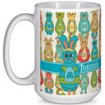 Fun Easter Bunnies 15 Oz Coffee Mug - White (Personalized)