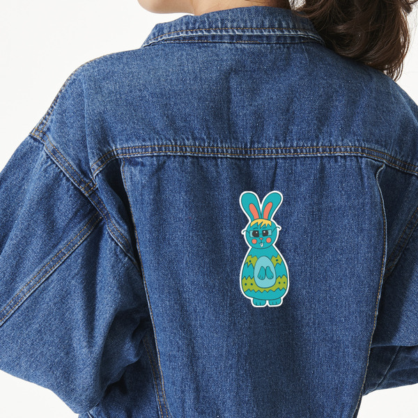 Custom Fun Easter Bunnies Twill Iron On Patch - Custom Shape - X-Large