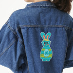 Fun Easter Bunnies Large Custom Shape Patch - 2XL