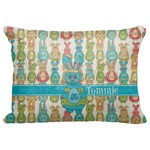 Fun Easter Bunnies Decorative Baby Pillowcase - 16"x12" (Personalized)