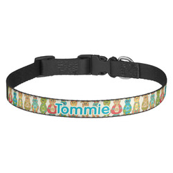 Fun Easter Bunnies Dog Collar - Medium (Personalized)