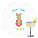 Fun Easter Bunnies Printed Drink Topper - 3.5" (Personalized)