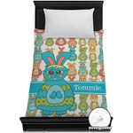 Fun Easter Bunnies Duvet Cover - Twin XL (Personalized)