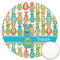 Fun Easter Bunnies Icing Circle - Large - Front