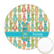 Fun Easter Bunnies Icing Circle - Medium - Front