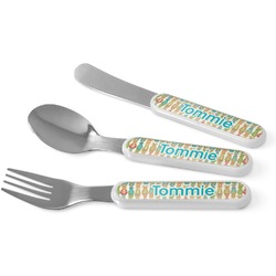 Fun Easter Bunnies Kid's Flatware (Personalized)