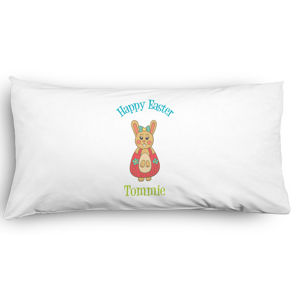 Custom Fun Easter Bunnies Pillow Case - King - Graphic (Personalized)