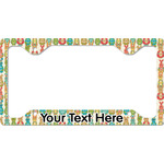 Fun Easter Bunnies License Plate Frame - Style C (Personalized)