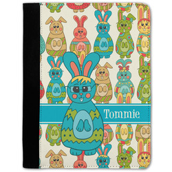 Fun Easter Bunnies Notebook Padfolio - Medium w/ Name or Text