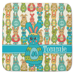 Fun Easter Bunnies Memory Foam Bath Mat - 48"x48" (Personalized)