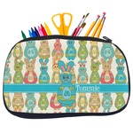 Fun Easter Bunnies Neoprene Pencil Case - Medium w/ Name or Text