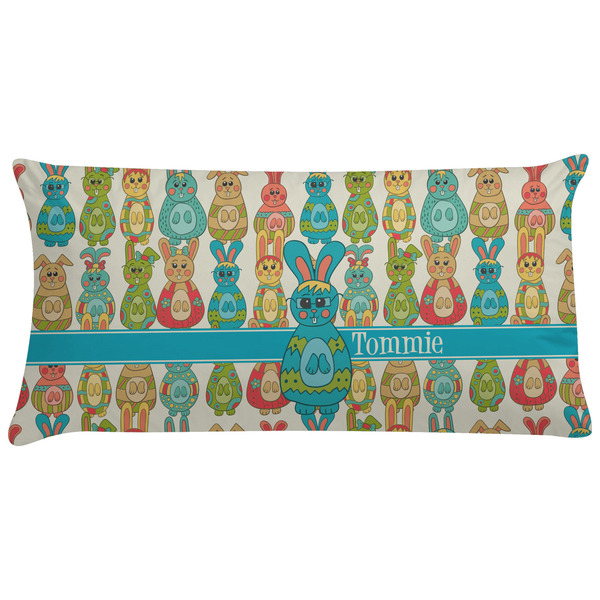 Custom Fun Easter Bunnies Pillow Case - King (Personalized)