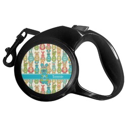 Fun Easter Bunnies Retractable Dog Leash (Personalized)
