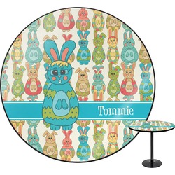 Fun Easter Bunnies Round Table - 30" (Personalized)