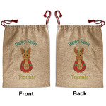 Fun Easter Bunnies Santa Sack - Front & Back (Personalized)