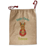 Fun Easter Bunnies Santa Sack - Front (Personalized)