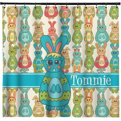 Fun Easter Bunnies Shower Curtain - 71" x 74" (Personalized)