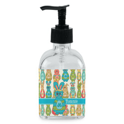 Fun Easter Bunnies Glass Soap & Lotion Bottle - Single Bottle (Personalized)