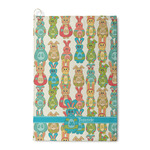 Fun Easter Bunnies Waffle Weave Golf Towel (Personalized)