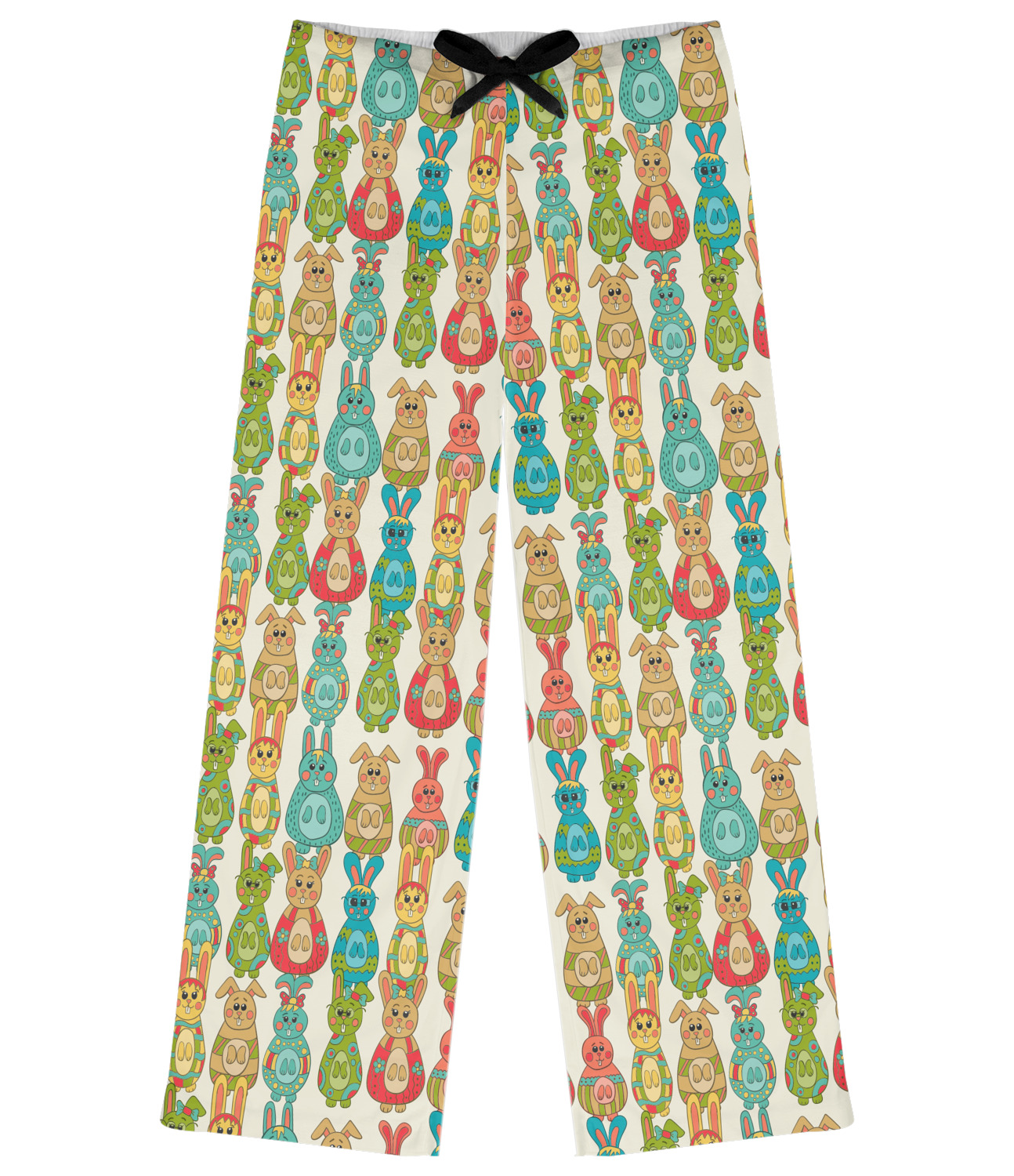 Fun Easter Bunnies Womens Pajama Pants - 2XL (Personalized ...