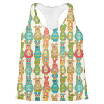 Fun Easter Bunnies Womens Racerback Tank Top - Medium