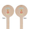 Fun Easter Bunnies Wooden 7.5" Stir Stick - Round - Double Sided - Front & Back