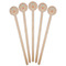 Fun Easter Bunnies Wooden 7.5" Stir Stick - Round - Fan View