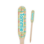 Fun Easter Bunnies Paddle Wooden Food Picks - Double Sided (Personalized)