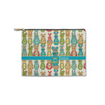 Fun Easter Bunnies Zipper Pouch - Small - 8.5"x6" (Personalized)