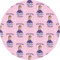 Custom Princess 1" Multipurpose Round Labels - Single Sticker