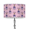 Custom Princess 12" Drum Lampshade - ON STAND (Poly Film)