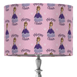 Custom Princess 16" Drum Lamp Shade - Fabric (Personalized)