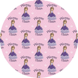 Custom Princess Multipurpose Round Labels - 3" (Personalized)