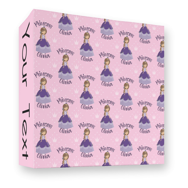 Custom Custom Princess 3 Ring Binder - Full Wrap - 3" (Personalized)