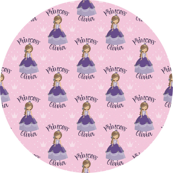 Custom Custom Princess Multipurpose Round Labels - 4" (Personalized)