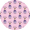 Custom Princess 4" Multipurpose Round Labels - Single Sticker