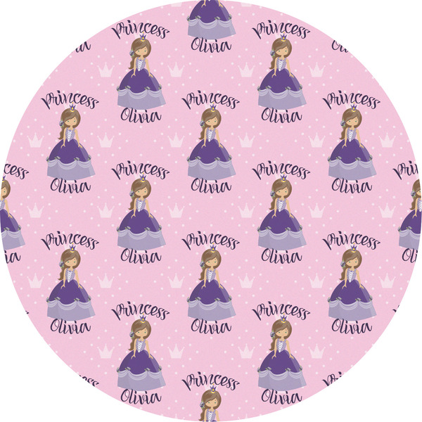 Custom Custom Princess Multipurpose Round Labels - 5" (Personalized)