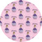 Custom Princess 5" Multipurpose Round Label - Single Sticker